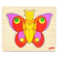 Goki - Дървен многослоен пъзел - Пеперуда