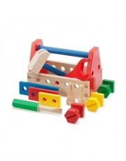New Classic Toys - Дървени инструменти в кутия - Малък майстор