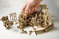 Ugears, Дървен, 3D, пъзел, творчество, креативност, механичен, механизъм, механични пъзели, пъзел, триизмерен, триизмерни, за, украса, игра, игри, играчки, играчка, фабрика, за, роботи, robot, робот, механика, машини