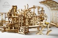 Ugears, Дървен, 3D, пъзел, творчество, креативност, механичен, механизъм, механични пъзели, пъзел, триизмерен, триизмерни, за, украса, игра, игри, играчки, играчка, фабрика, за, роботи, robot, робот, механика, машини