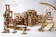 Ugears, Дървен, 3D, пъзел, творчество, креативност, механичен, механизъм, механични пъзели, пъзел, триизмерен, триизмерни, за, украса, игра, игри, играчки, играчка, фабрика, за, роботи, robot, робот, механика, машини