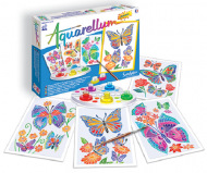 Sentosphere - Творчески комплект за оцветяване с акварелни бои - Величествени пеперуди
