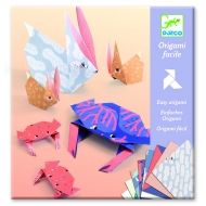 djeco, творчески комплект оригами, оригами, семейства, животни, хартия, творчество с хартия, творчество, декорация, изкуство