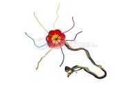 Goki - Творчески комплект - Цвете/детелинка за плетене на шнур