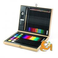 Djeco - Комплект за рисуване в куфарче - Цветна кутия