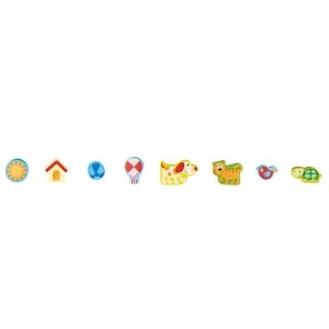 hape, дървен, пъзел, детски, 3 в 1, картинки, слънчевата долина, памет, мемо, забавен, игра, игри, играчка, играчки