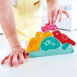 hape, дървен, пъзел, детски,уморени, животни, пъзели, забавен, игра, игри, играчка, играчки