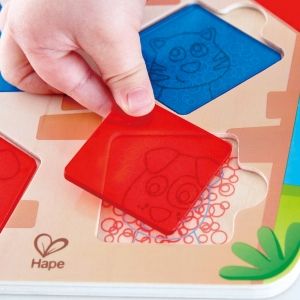 hape, дървен, пъзел, кой, е, в, къщата, къща, животни, забавен, пъзели, игра, игри, играчка, играчки