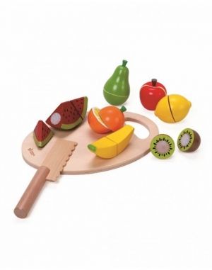 Classic world - Дървен комплект за рязане на плодове
