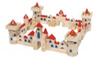 Goki, детски дървен конструктор, средновековен замък, играчка, играчки, игри, игра