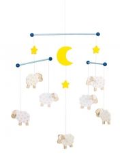 Goki - Висяща украса за детска стая - Овце