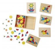 melissa & doug, дървена мозайка, мозайка, дървена, многоцветна, шаблони, игра, игри, играчка, играчки