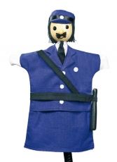 Goki - Кукла за ръка за куклен театър - Полицай