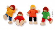 Goki - Гъвкави кукли за кукленска къща - Деца