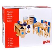 goki, обзавеждане, за кухня, на къща, за кукли, в синьо,за кукли,  дървена, кукленска, къщичка, кукленска, игри, играчка, играчки, игри, игра