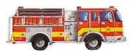 melissa & doug, пъзел за под, пожарна, пожарникарски камион, камион, пъзел, пъзели, puzzle, puzzles