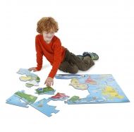 melissa & doug, пъзел за под, карта на света, континенти, посоки на света, изток, запад, север, юг, пъзел, пъзели, puzzle, puzzles