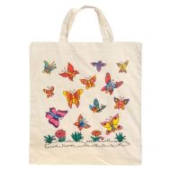 Goki, памучна торбичка за оцветяване, пеперуди, памучна чанта, за оцветяване, декориране