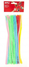 Apli - Плюшени шнурчета за декорация - Ярки цветове - 50 броя