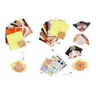 djeco, творчески комплект оригами, оригами, красиви лица, смешни лица, хартия, творчество с хартия, творчество, декорация, изкуство