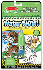Melissa & Doug - Книжка за оцветяване на водна основа - Домашни любимци 