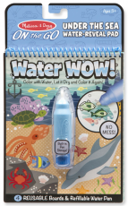 Melissa & Doug - Книжка за оцветяване на водна основа - Подводен свят 