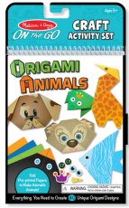 Melissa & Doug, книжка с оригами, животни, оригами, комплект за оригами, оригами за деца, детско творчество, животни, домашни, морски, диви, коте, куче 