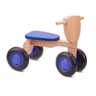 new classic toys, дървено балансно колело, синьо, колело без педали, детско колело, балансно колело, четириколка, синьо дървено колело, дървено колело, игра, игри, играчка, играчки