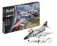 Revell, сглобяем модел, F-4J Фантом II, изтребител бомбардировач, самолет, сглобяем самолет, американски самолет, сглобяема играчка, играчка за сглобяване, конструктор, конструктори, игра, игри, играчка, играчки 