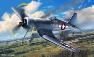 Revell, сглобяем модел, военен самолет Vought F4U-1D Corsair, военен самолет, самолет от Втората световна война, американски самолет, сглобяем самолет, самолет за сглобяване, играчка за сглобяване, конструктор, конструктори, игра, игри, играчка, играчки 