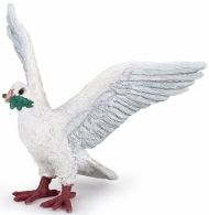 Papo - Фигурка за колекциониране и игра - Птица - Бял гълъб