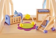Hape, комплект, кукленско, обзавеждане, за бебешка, стая, обучителна играчка, креативна играчка, играчка, играчки, игри, игра 