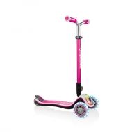 Globber - Сгъваема тротинетка със светещи колела - Elite Prime - Розова