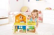 Hape, комплект, кукленско, обзавеждане, за фитнес, обучителна играчка, креативна играчка, играчка, играчки, игри, игра 