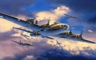 Revell, сглобяем модел, B - 17F Мемфис Бел, самолет за сглобяване, играчка за сглобяване, военен самолет, конструктор, конструктори 