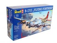Revell, сглобяем модел, B-17G Летящата крепост, бомбардировач, самолет, сглобяем самолет, играчка за сглобяване, конструктор, конструктори, игра, игри, играчка, играчки 