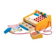 Hape - Детска дървена играчка - Касов апарат