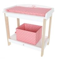 hape, масичка за преобличане на кукли, масичка за кукли, масичка за преобличане, маса за преобличане, маса, масичка, преобличане, игра, игри, играчка, играчки