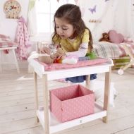 hape, масичка за преобличане на кукли, масичка за кукли, масичка за преобличане, маса за преобличане, маса, масичка, преобличане, игра, игри, играчка, играчки