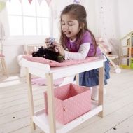hape, масичка за преобличане на кукли, масичка за кукли, масичка за преобличане, маса за преобличане, маса, масичка, преобличане, игра, игри, играчка, играчки