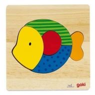Goki - Дървен пъзел - Риба