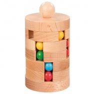Goki - Дървена логическа игра - Кула с топчета