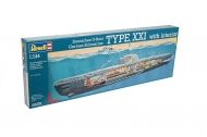 Revell, сглобяем модел, подводница XXI, подводница, подводници, играчка за сглобяване, конструктор, конструктори, игра, игри, играчка, играчки 