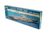 Revell, сглобяем модел, подводница XXI, подводница, подводници, играчка за сглобяване, конструктор, конструктори, игра, игри, играчка, играчки 