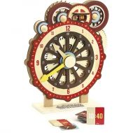 VILAC, дървена играчка, часовник, за учене, часовници, игра, игри, играчка, играчки
