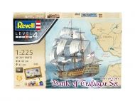 Revell, сглобяем модел, подаръчен комплект битката при Трафалгар, кораб, кораби, сглобяем кораб, кораб за сглобяване, играчка за сглобяване, игра, игри, играчка, играчки 