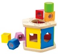 Hape - Дървена oбpaзoвaтeлнa игpaчкa - Сортер