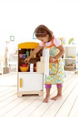 Hape, детска, дървена, играчка, хладилник, играчки, игри, игра