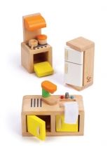 Hape, комплект, обзавеждане, за, кухня, играчка, играчки, игри, игра 