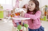 Hape, столче, за, хранене, на, кукли, играчка, играчки, игри, игра